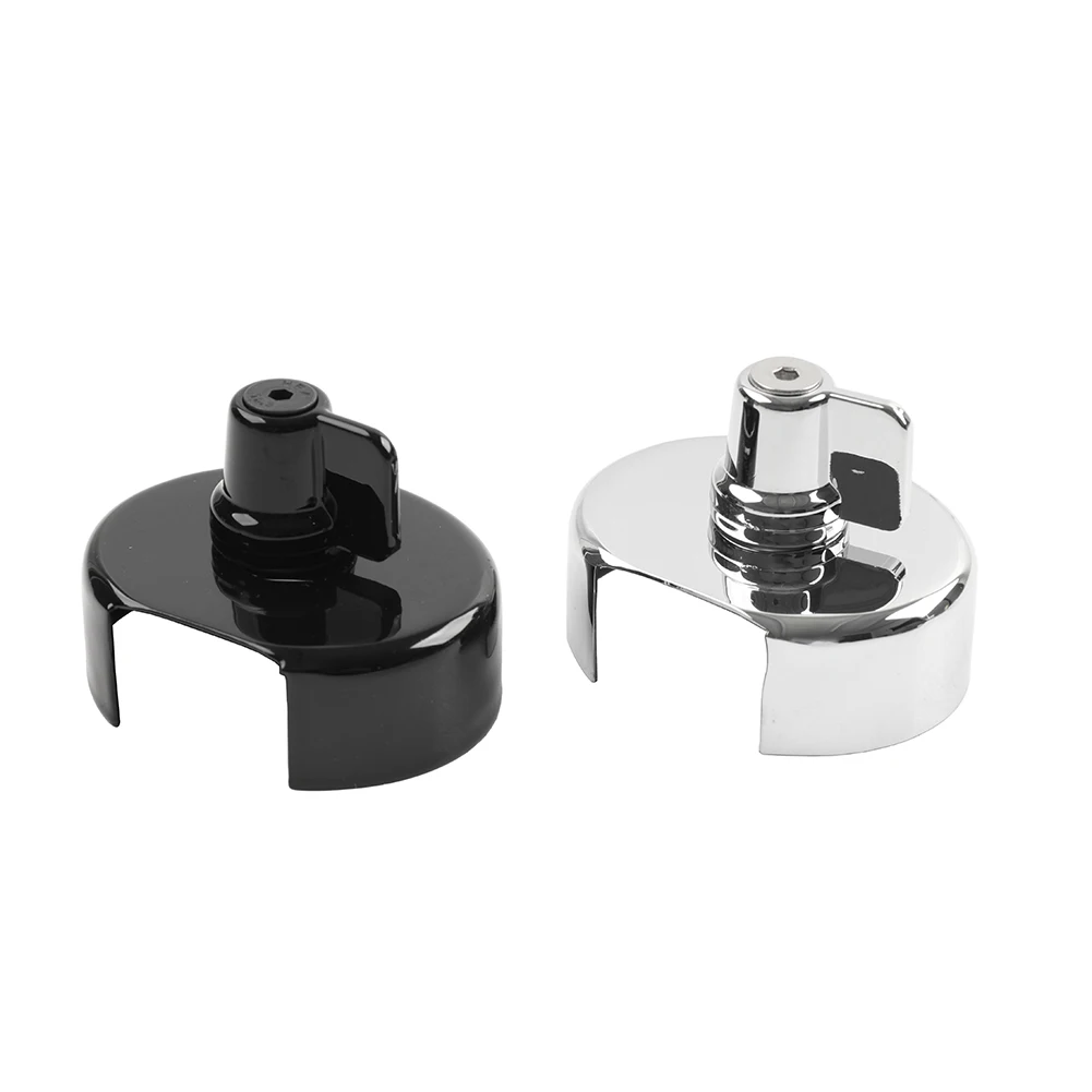 Motorcycle Fuel Shut Off Valve Plate Cover W/ Knob For Honda Shadow ACE 750 VT750 VTX1300 VT1100C Chrome/Black