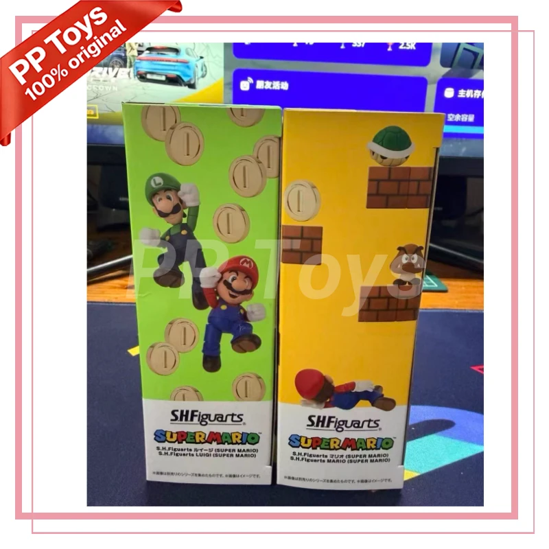

В наличии: Фигурки Bandai Sh Figuarts SHF Супер Марио и Луиджи, коллекционные аниме-игрушки, подарки