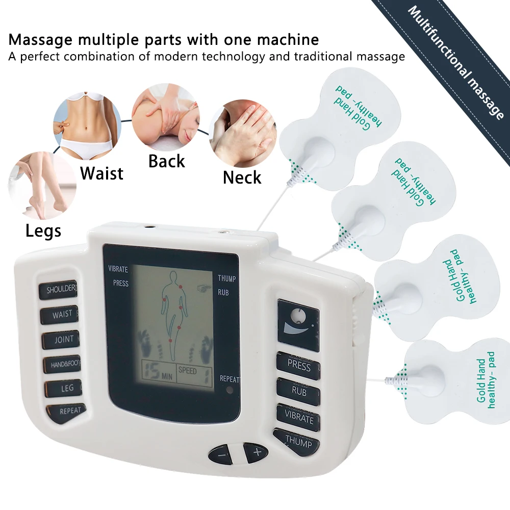 

EMS стимулятор мышц десятки электрический массажер устройство для расслабления мышц спина талия колено здоровый уход патчи цифровой массажный инструмент