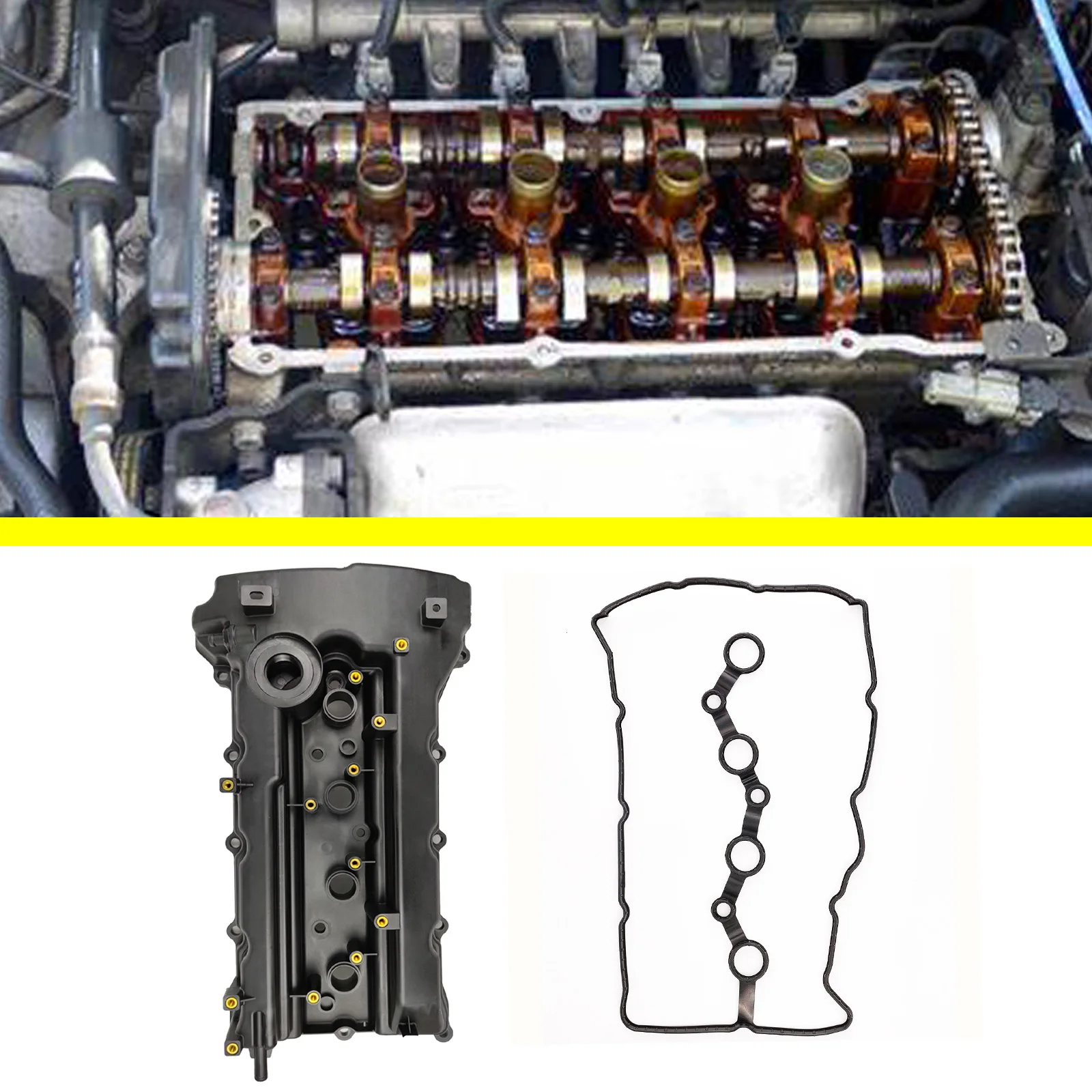 Car Accessorie Engine Parts Valve Cover Gasket Accessories For Hyundai Sonata Santa Fe Kia Optima 2.0L 2.4L 2015-20 22441-2GGB0