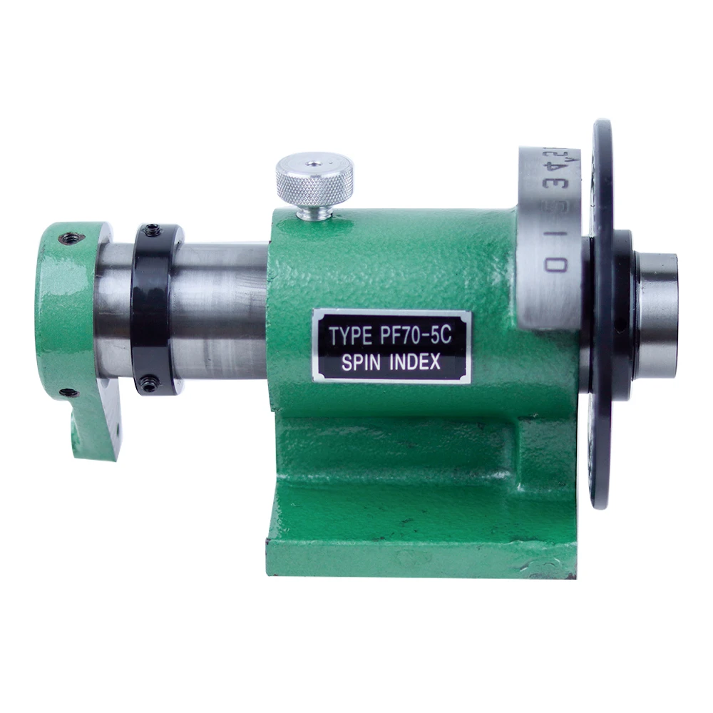 

NEW PF70-5C simple indexing head 5C chuck equal split drilling and milling grinder can be connected to 2 3 4 5 inch chuck