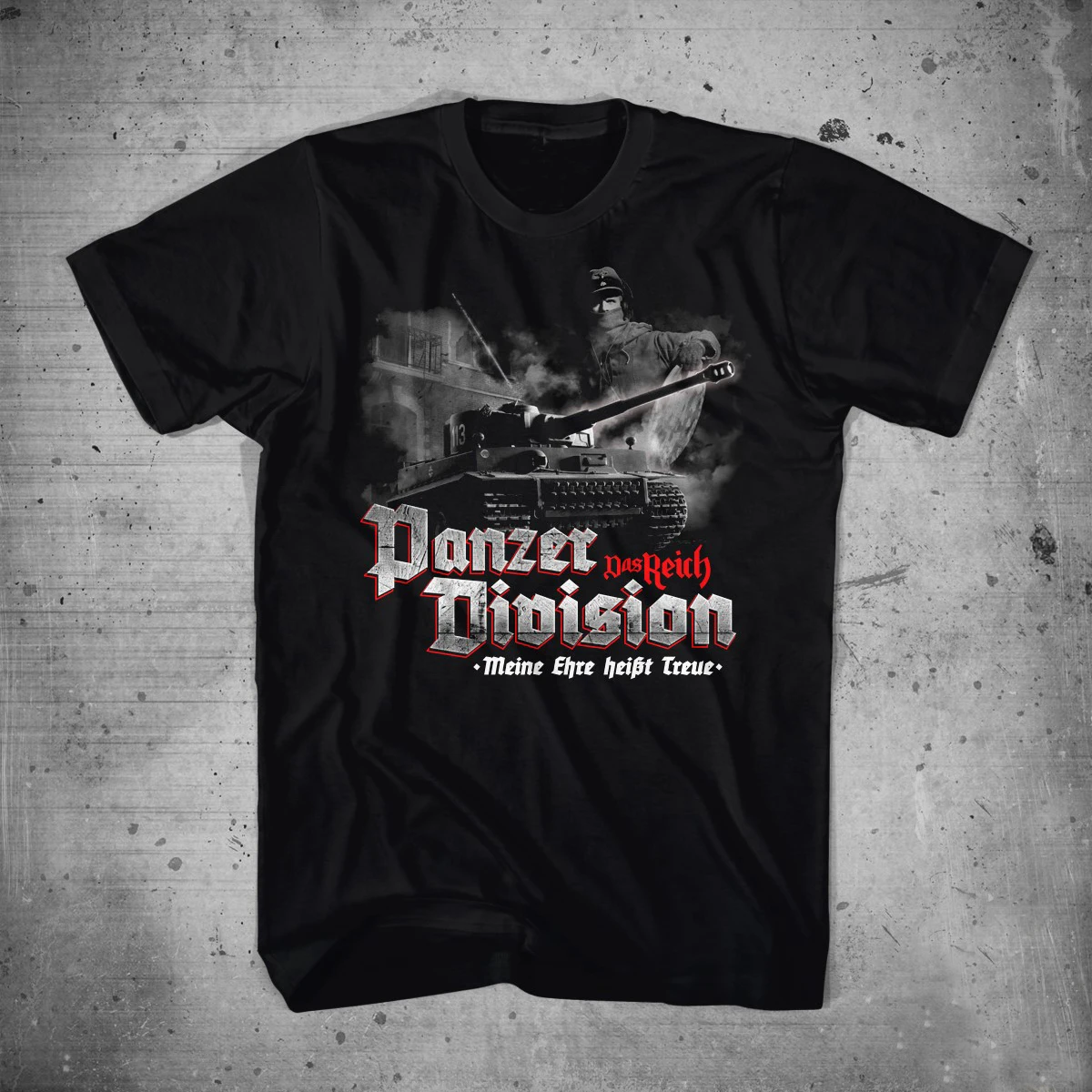 

WWII German Army Wehrmacht Panzer Division T-Shirt 100% Cotton O-Neck Short Sleeve Summer Casual Mens T-shirt Streetwear