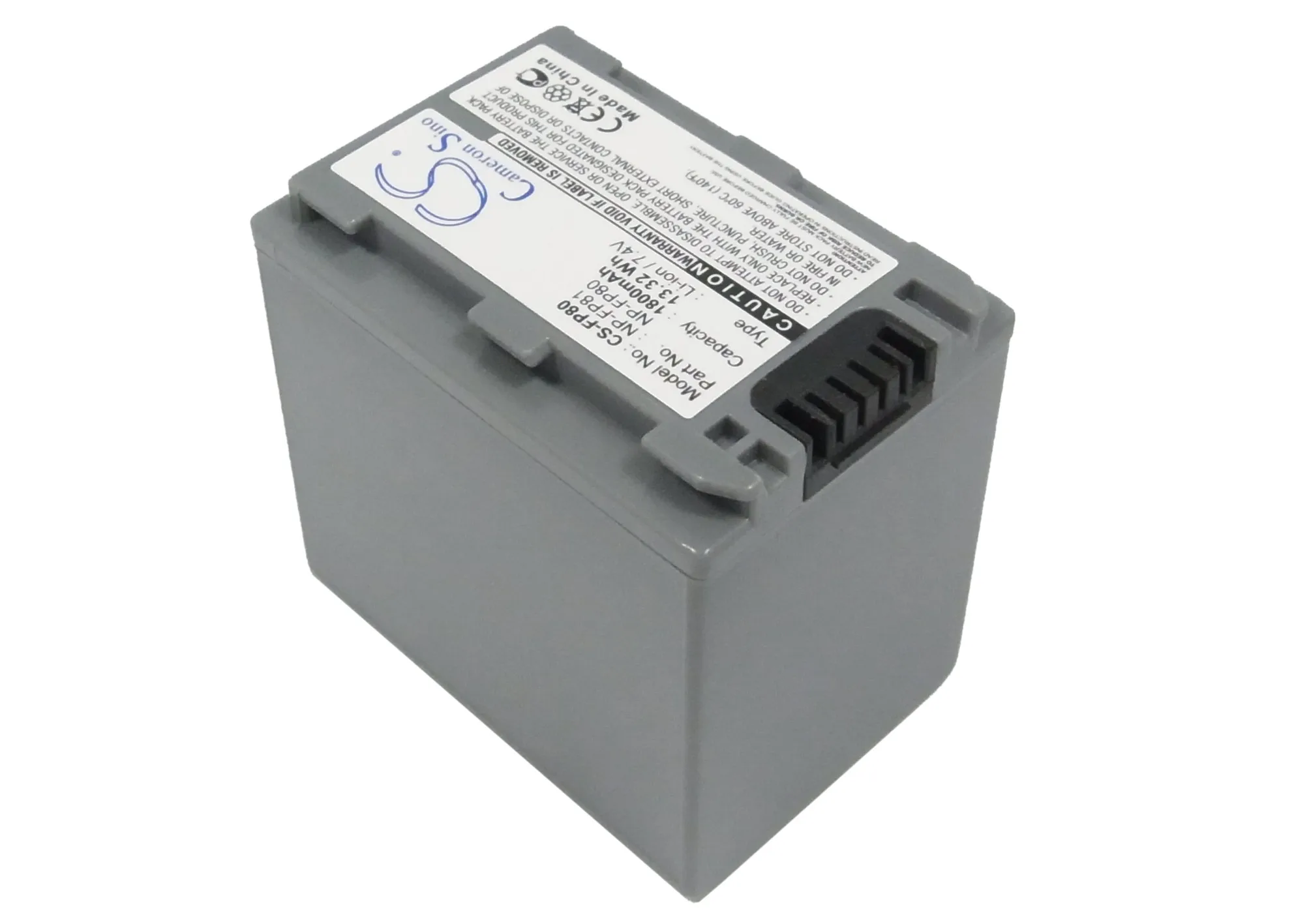 Camera Battery For DCR-DVD602 DCR-DVD602E DCR-DVD653 DCR-DVD653E DCR-DVD703 DCR-DVD703E Sony NP-FP80