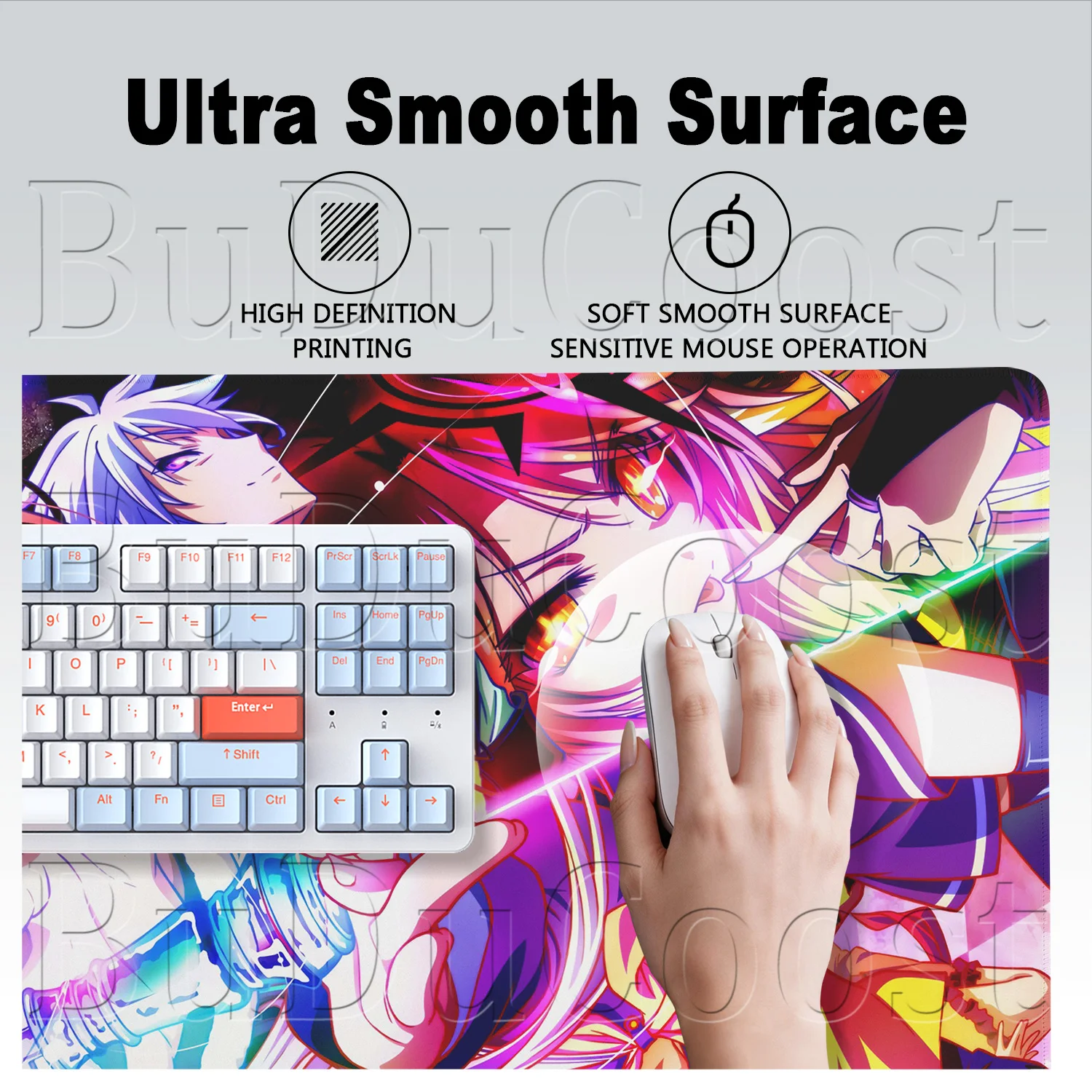 Anti-slip Rubber Base Mouse Pa - Pc Gaming Wallpaper review and price