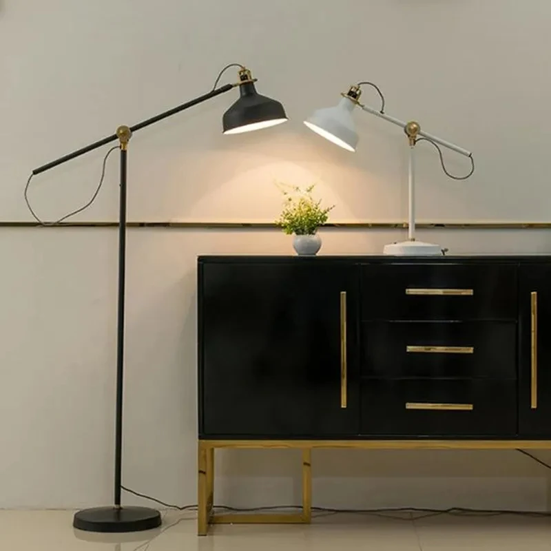 Moderne Swing Arm Verticale Lange Arm Vloerlamp, Woonkamer Slaapkamer Studeerkamer, Huishoudelijke Ijzeren Vloerlamp Yx 621Tb