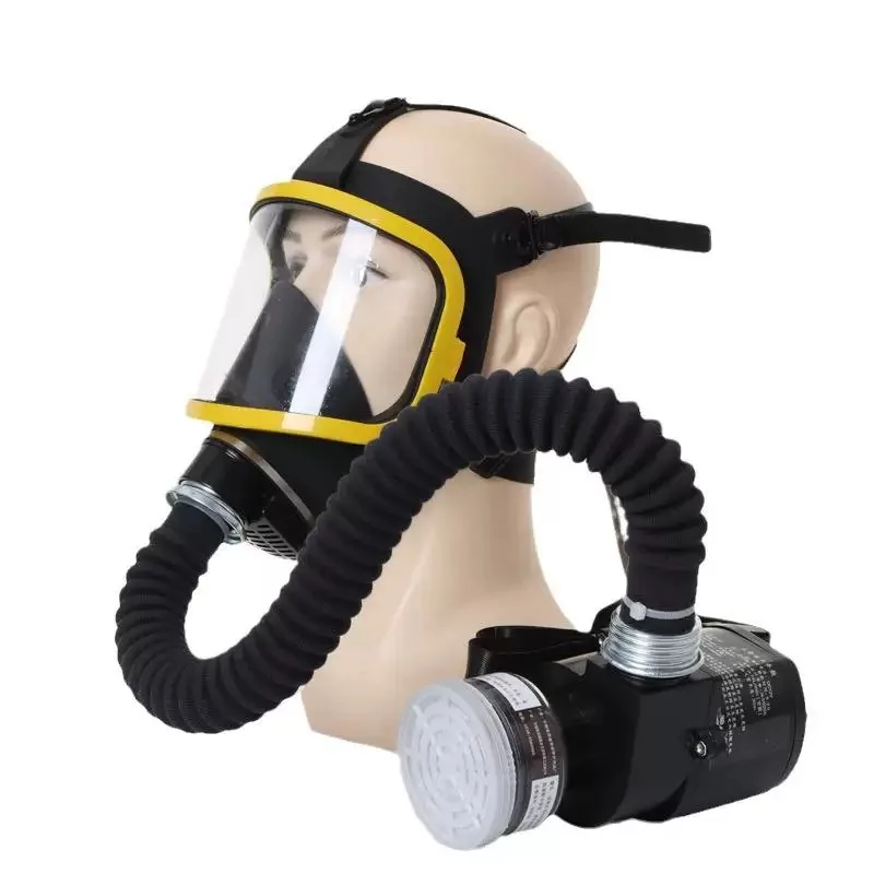 Protective Electric Constant Flow Supplied Air System Gas Mask Respirator Workplace Safety Supplie Full Face Gas Mask Respirator