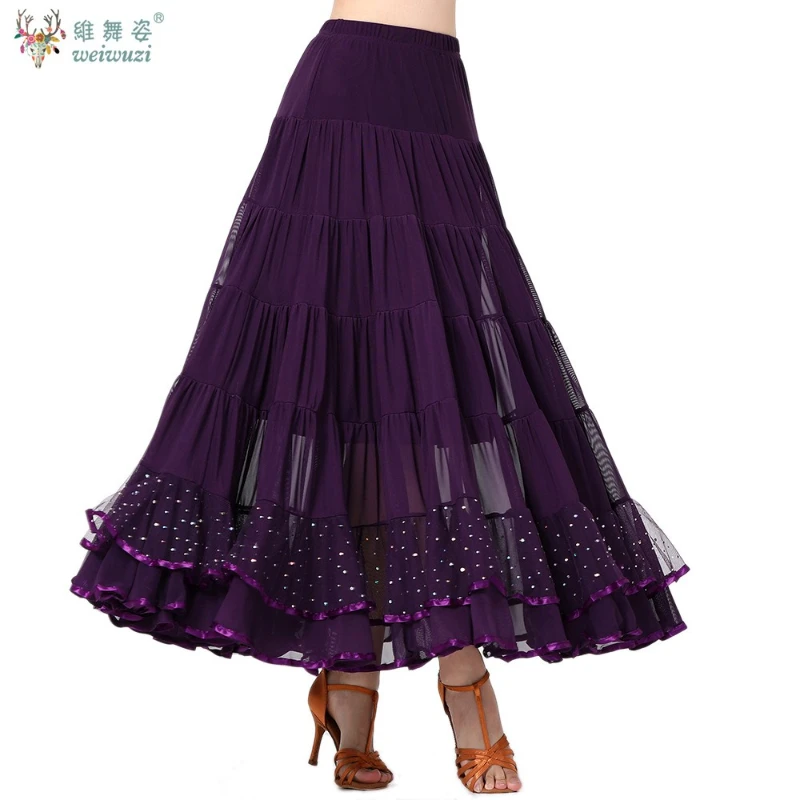 Flamenco Big Swing Skirt Dress Women Lady Red Stage Performance Costume Ballroom Waltz Dancewear Tango Flamenco Dancing Costume