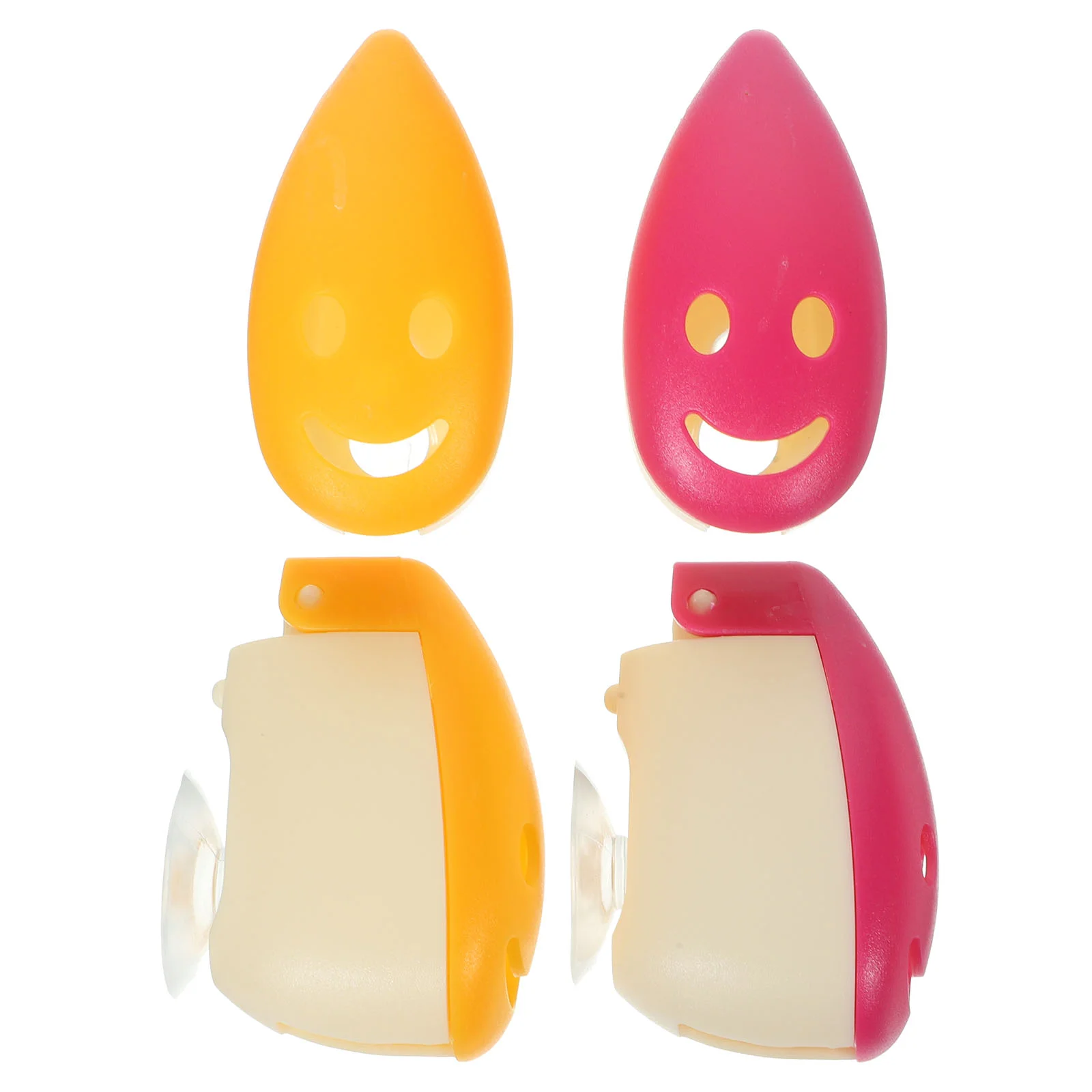 

4 Pcs Home Accessories Smile Toothbrush Holders Protective Cap Stand Cover Toddler