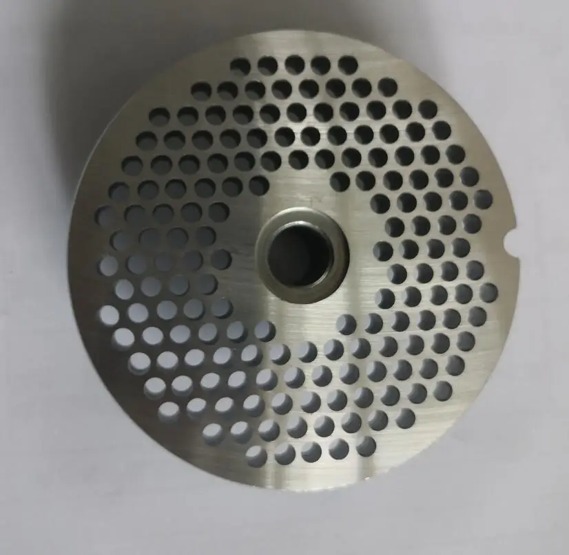 32# Meat Grinder Parts Diameter 99.5mm 4.5mm holes StainlessSteel Round Grate Raised Type