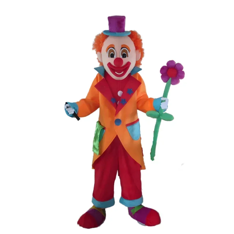 funny clown mascot costume suit clown mascot outfit for adult to wear for carnival party