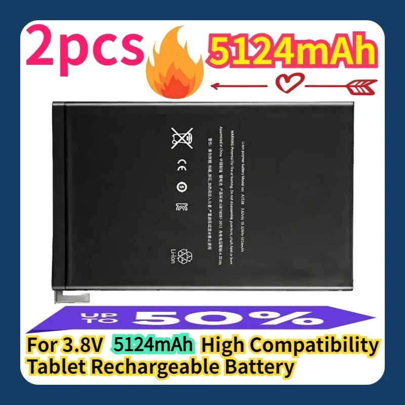 

For 3.8V 5124mAh High Compatibility Tablet Rechargeable Battery