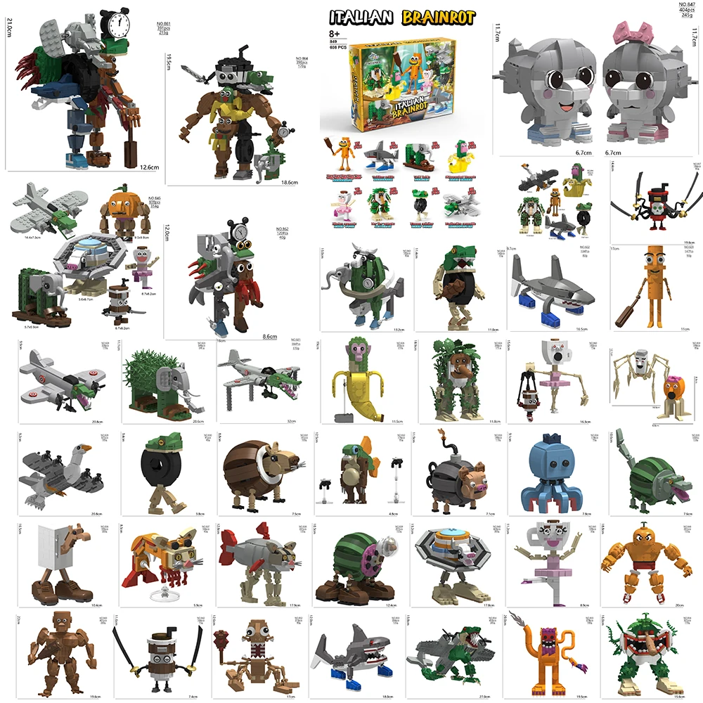 

Соберите всех 8 монстров Chimeraland! Шарк-Джет, Три-Воуэр и Банановый Зверь! Совместимые блоки, быстрая доставка сегодня!