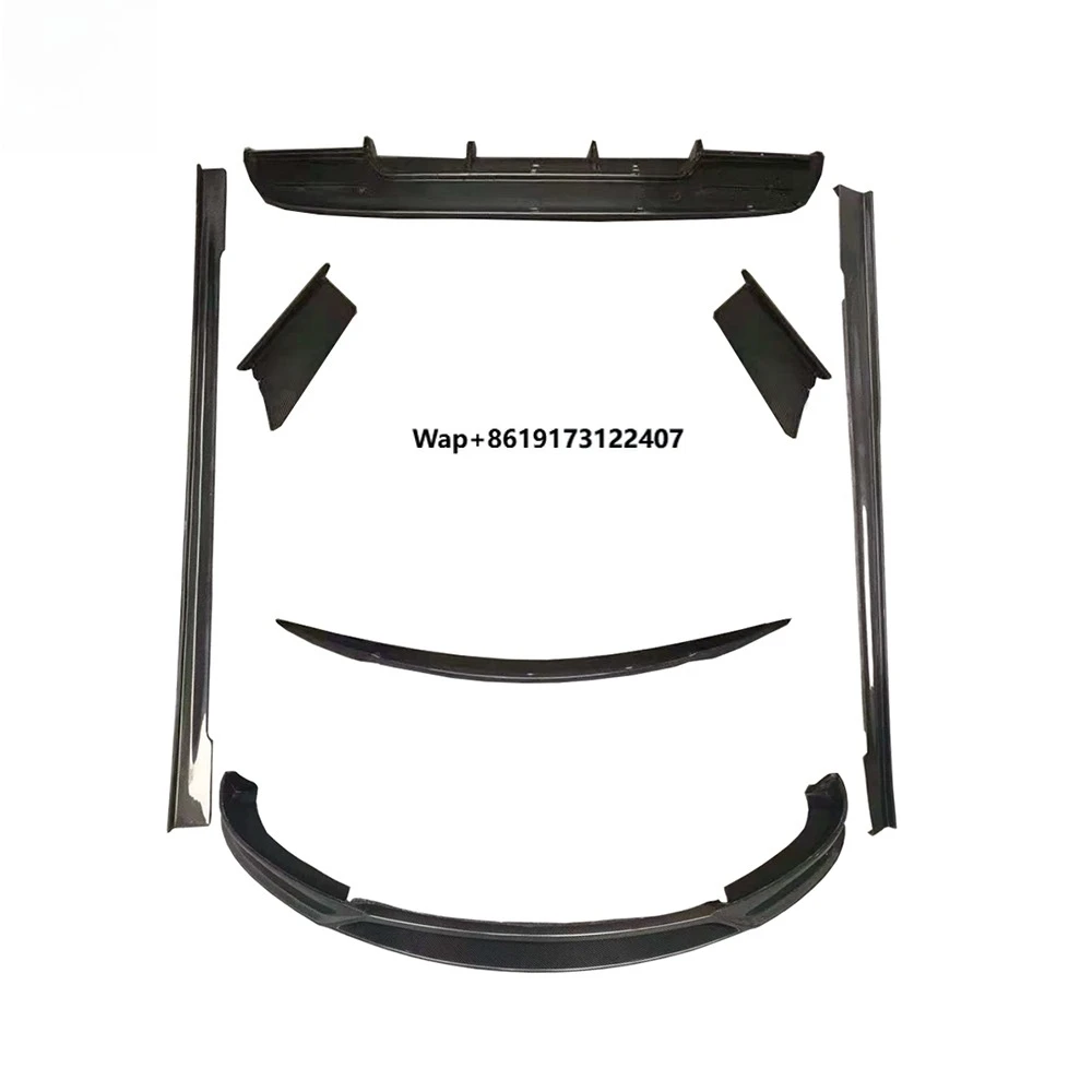 

Комплекты обвесов из карбона для Tesla Model S: передний сплиттер, задний диффузор, спойлер, боковые пороги