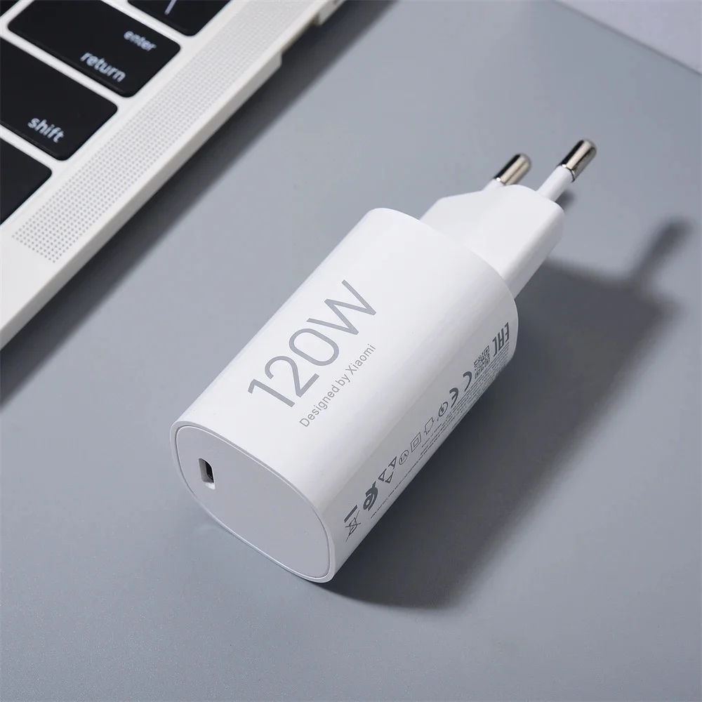 Xiaomi 120W Original Charger Turbo Fast Charge EU Hypercharge GaN Adapter For Mi 14 15 13T 12 Pro/Ultra Poco X7 1/1.5/2 M Cable - náhled 4