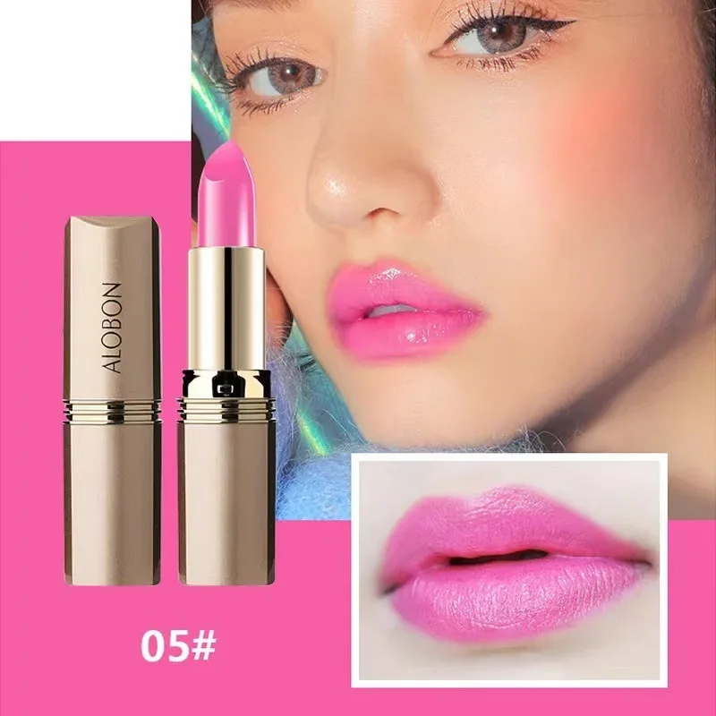 10 Colors Pink Lipstick Waterproof Matte 24 Hours Long Lasting Non-Stick Cup Red Rose Lip Tint Velvet Cosmetic Women Make Up