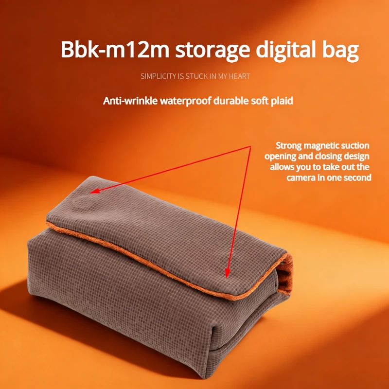 Camera Bag Lens Pouch Storage Bag Protector Soft for Sony RX100 RX90 HX100 LX10 Ricoh G7XII GRIII CCD