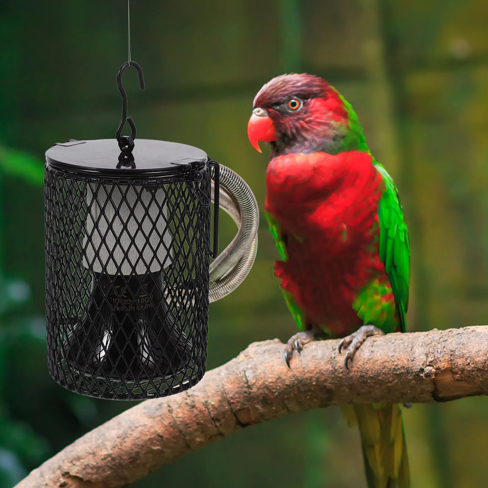 

1 set 1 Set Of Ceramic Heat Lamp Shade For Reptile Enclosure Heating Protection High-Grade Durable Heat Dissipation Easy Install