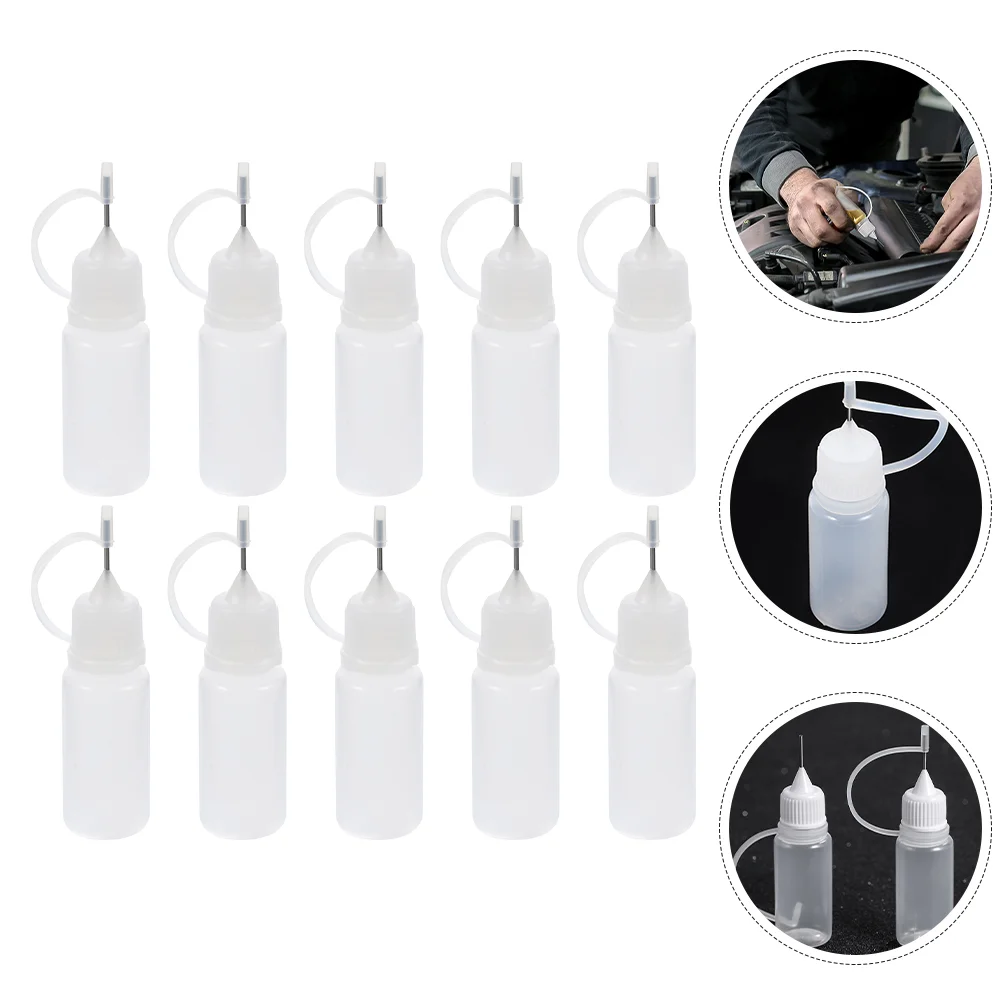 

30 Pcs Bottled Glue Applicator Bottles Squeeze for Liquids Small Needle Tip Dispenser