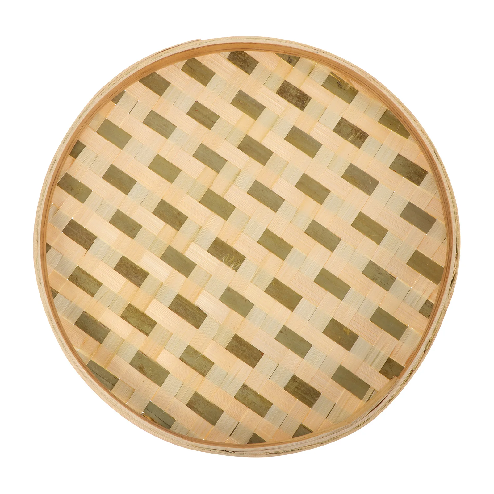 

Woven Tray Round Small Bamboo Basket For Food Serving Dessert Bread Display Woven Food Container Kitchen Dining