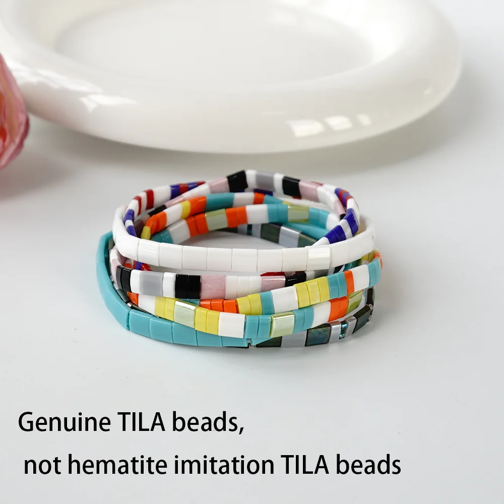 Ethnic Fashion Imports - Nova Pulseira Feminina, Pulseira Tila Estilo