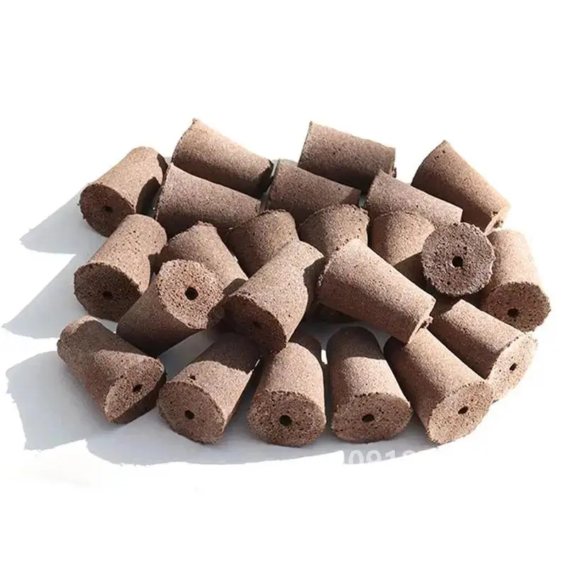 12Pcs Root Growth Sponges Seed Pod Sponges StarterSponge Pods Replacements Root Growth Sponge Plugs For Hydroponic Garden