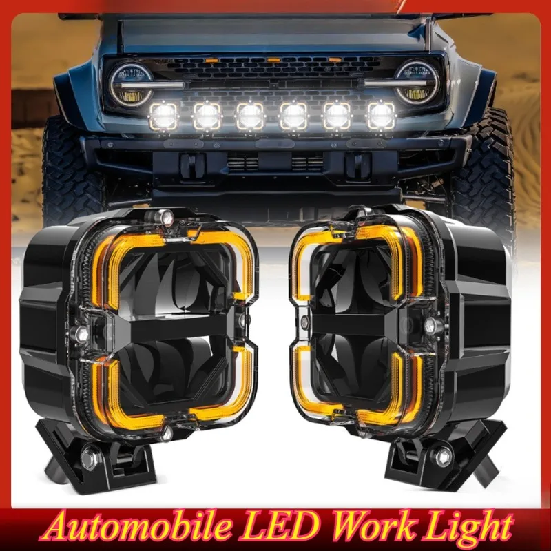 

For Car Pickup Truck SUV LED Work Light High Brightness Off-Road Square Spot Light Auxiliary Lamp for Pickup Accessories Parts