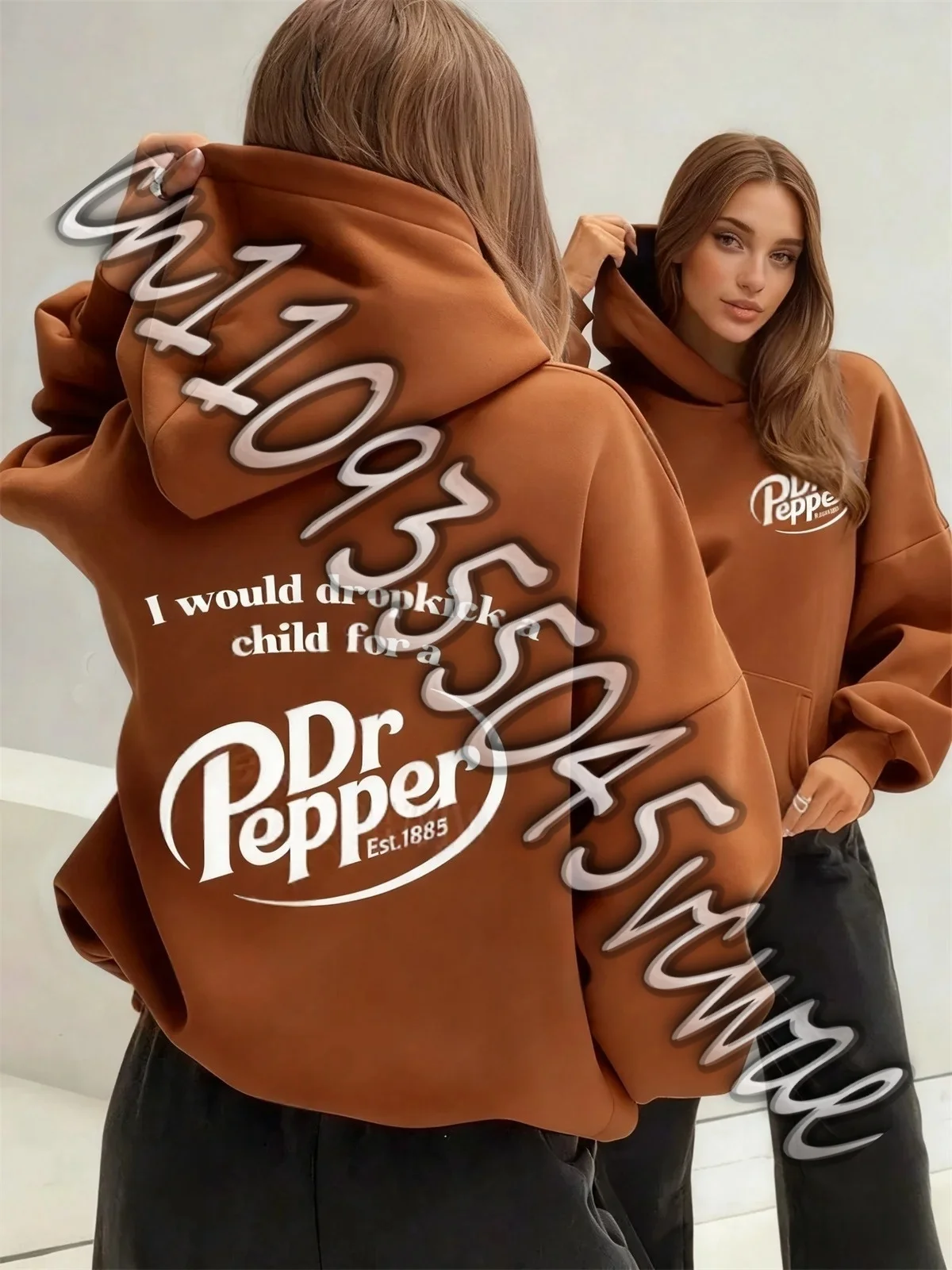 

Толстовка Dr. Pepper, однотонная, для детей и взрослых, осенне-зимняя, комплект для родителей и детей, я бы ударил ребенка за одну такую вещь