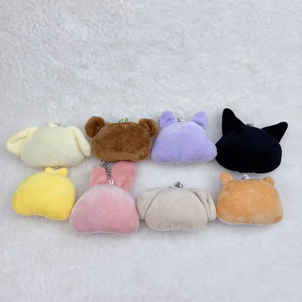 2025 New Kpop Idol ATEEZ Plush Doll Keyring  Face Keychains