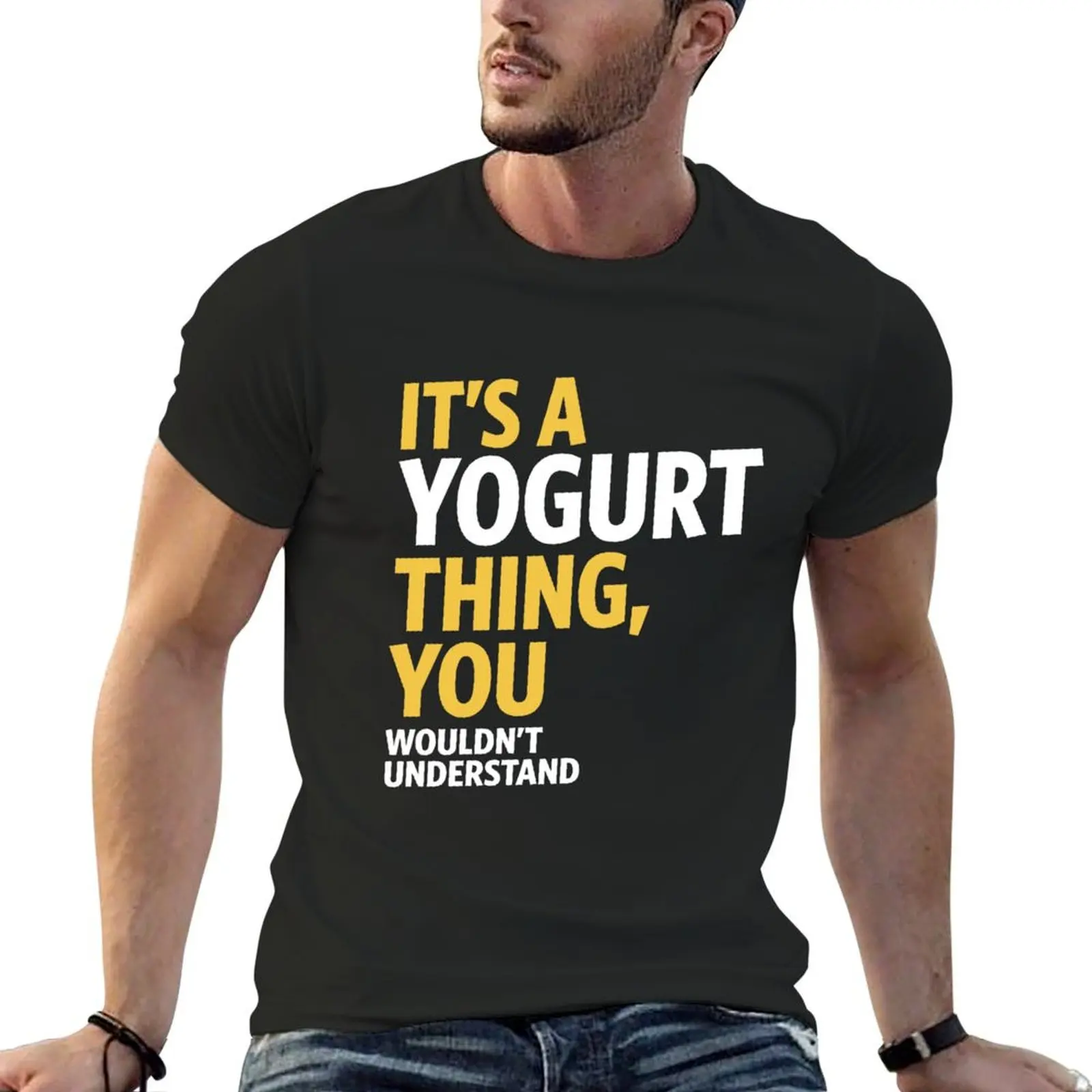 Yogurt Thing T-Shirt tops cute tops heavyweights summer tops oversized t shirts for men