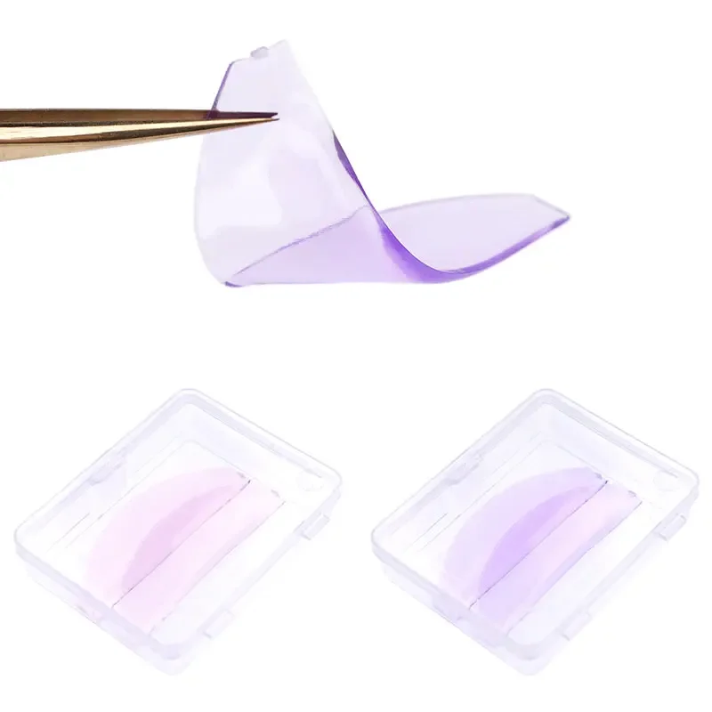 1 paar Siliconen Lash Perm Pads Verzachtende Lifting Wimpers Staven Schild zelfklevende 3D Wimperkruller Accessoires Makeup Tools