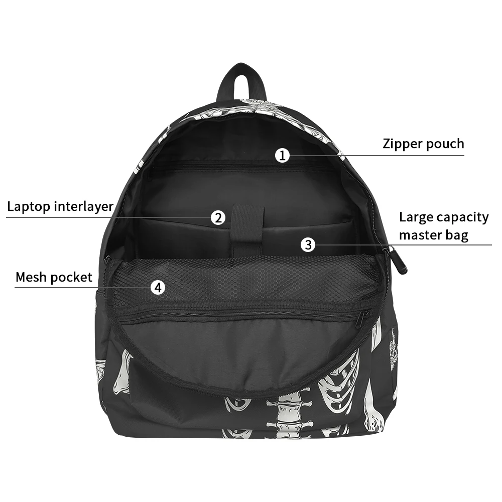 Musical Instrument Backpack Teenagers Student School Bags Laptop Custom Backpack for Men Women Travel Bag