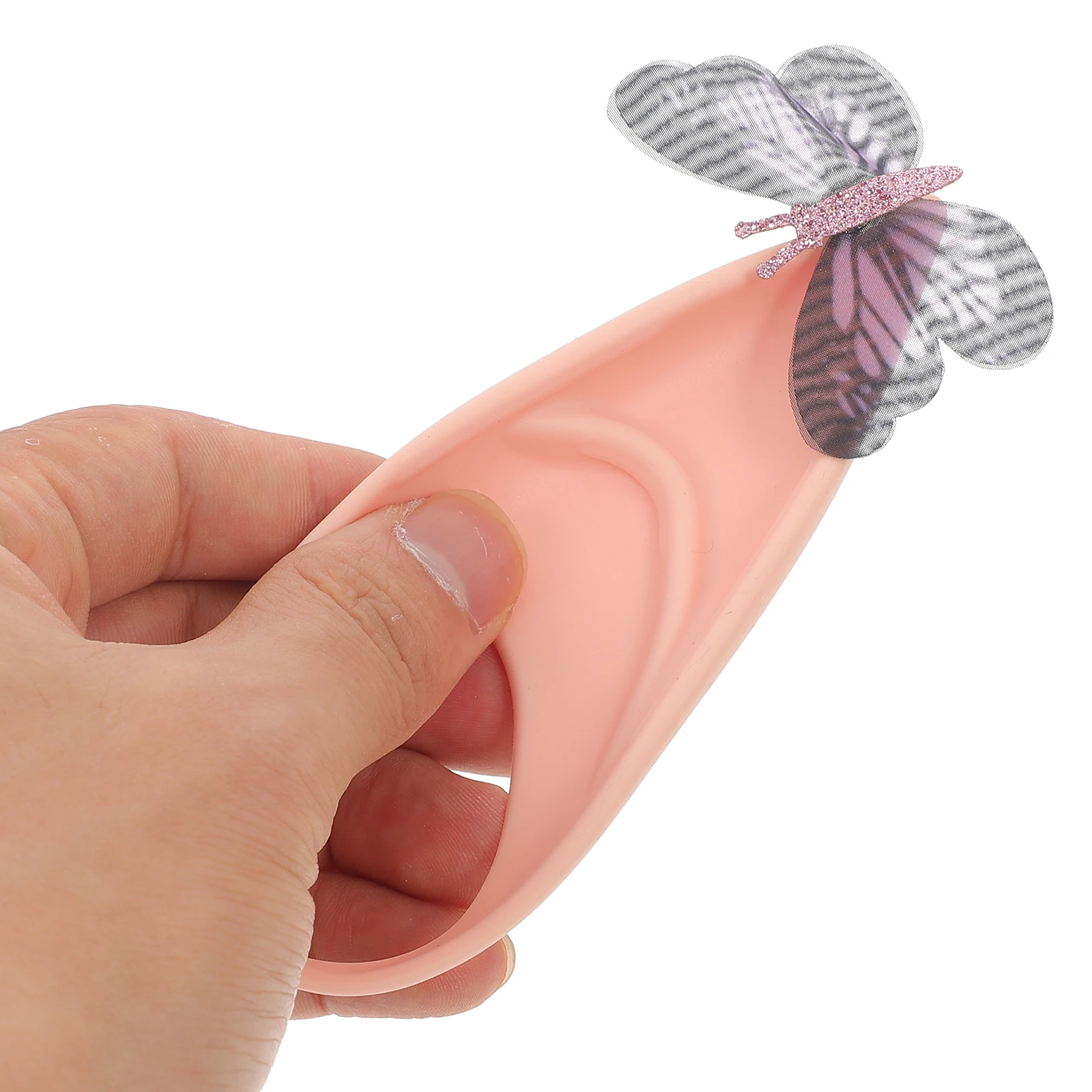 

2pcs Black Butterfly 12CM Elf Ears Props Polyester Cosplay Halloween Fairy Ear Headpiece for Women Party Stage Photo