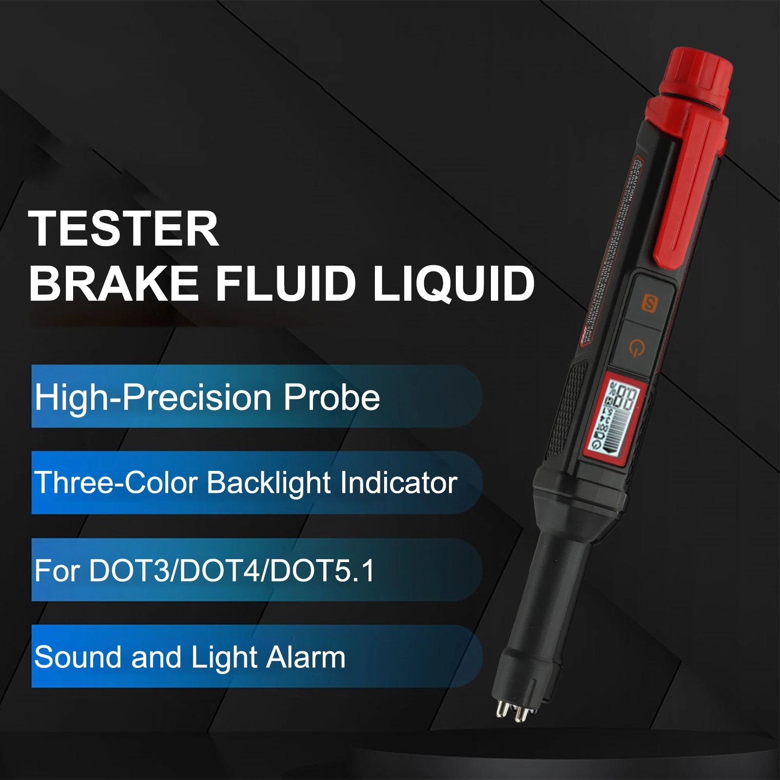 Sensitive Brake Water Testing Tool with Sound Notification Feature Accurate Measurements for Optimal Performance