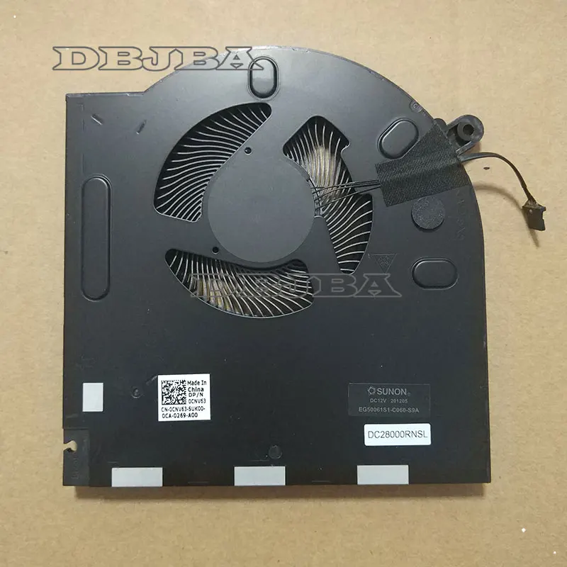 

CPU Fan For DELL Alienware M17 R3 M17 R4 EG50061S1-C060-S9A DC28000RNS0 0CNV63