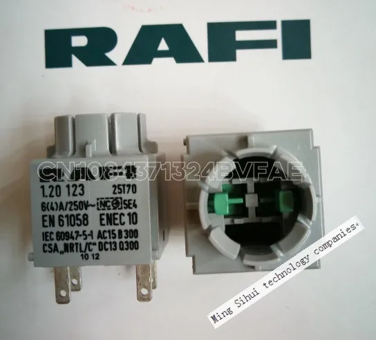 RAFI switch, RAFIX 16 contacts 1.20.122&1.20.123 universal and standard contact blocks