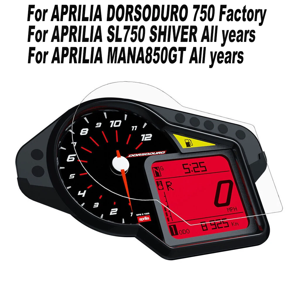 for aprilia dorsodiro 750 factory aprilia sl750 shiver Scratch RSV4 Cluster Scratch Protection Instrument Film Screen Protector