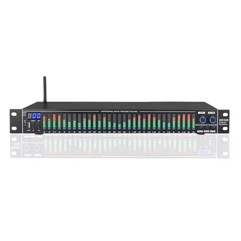 EQ31SUB Digital Equalizer 31 Stage Tuner Professional Stage Performance Noise Reduction Audio Processing