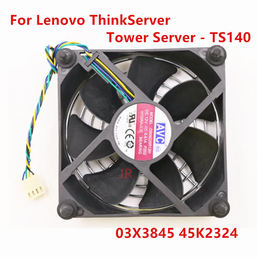 New Original For Lenovo ThinkServer Tower Server - TS140 AVC Fan 4 Pin System Fan with Fan Grill 03X3845 45K2324