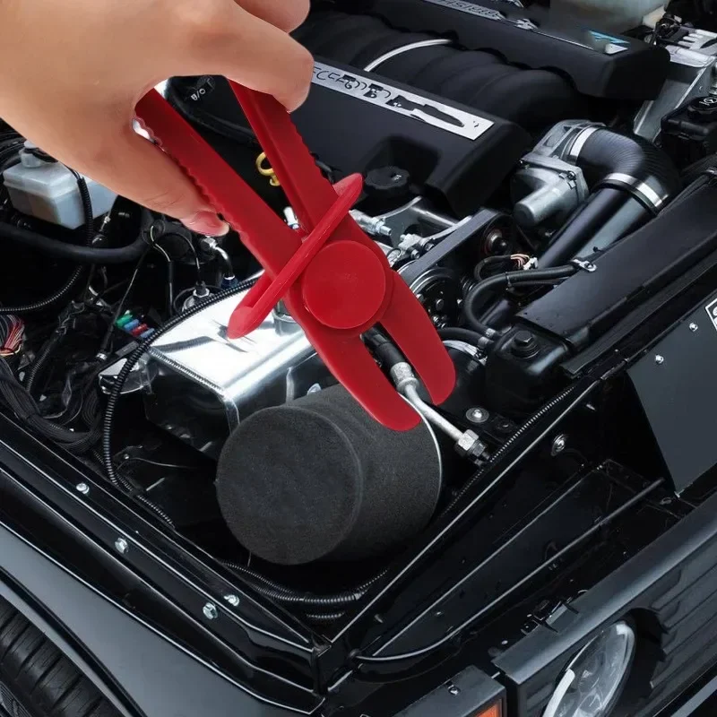 إصلاح السيارات قطع كماشة خط الوقود المشبك خرطوم المشبك كماشة أداة ل أداة إصلاح السيارات الفرامل خط الوقود إزالة الأدوات اليدوية #5