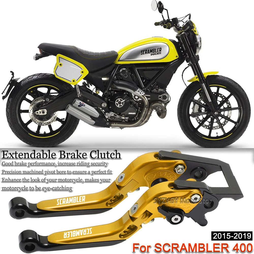 

For Ducati scrambler 400 2015-2019 Motorcycle CNC Brake Clutch Lever Motorcycle manually adjustable lidu brake clutch lever
