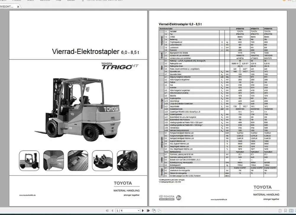 TruckEPC3 BT & for Toyota Forklift Full Pack Spare Parts, Service Manuals (German) 2020