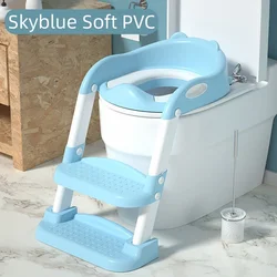 Children's Staircase Toilet Stepped Toilet for Children Folding Potty Training Seat Toilet Seat Training Toilet Ladder Child Pot