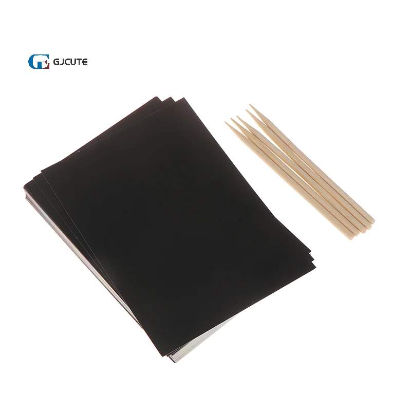 

50 Sheets Magic Color Rainbow Art Paper Card DIY Painting Toys Drawing Sticks