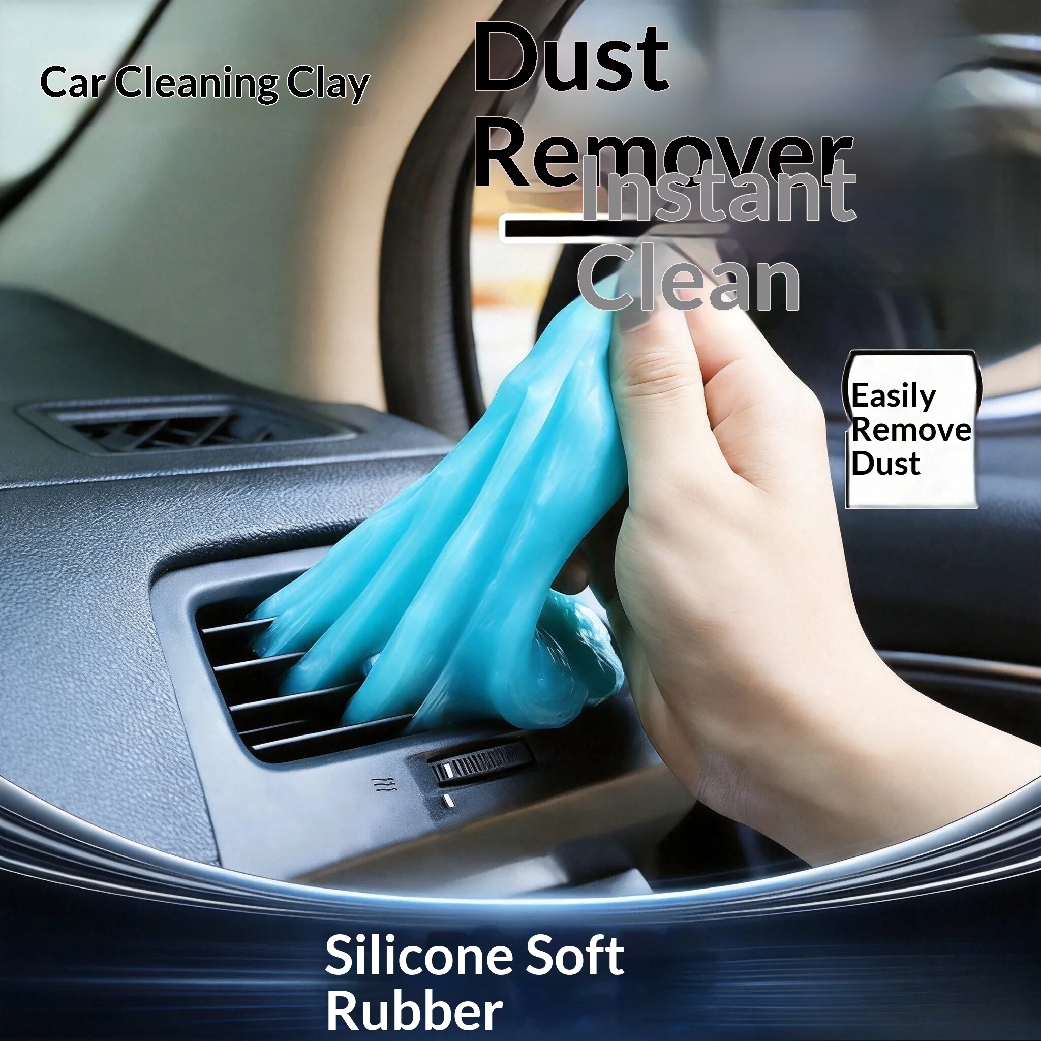 Car Cleaning Gel Detail Tool Cleaning Gel Cars Interior Putty Cleaner Keyboard Notebook Clean Reusable Gels Magic Clean Voiture