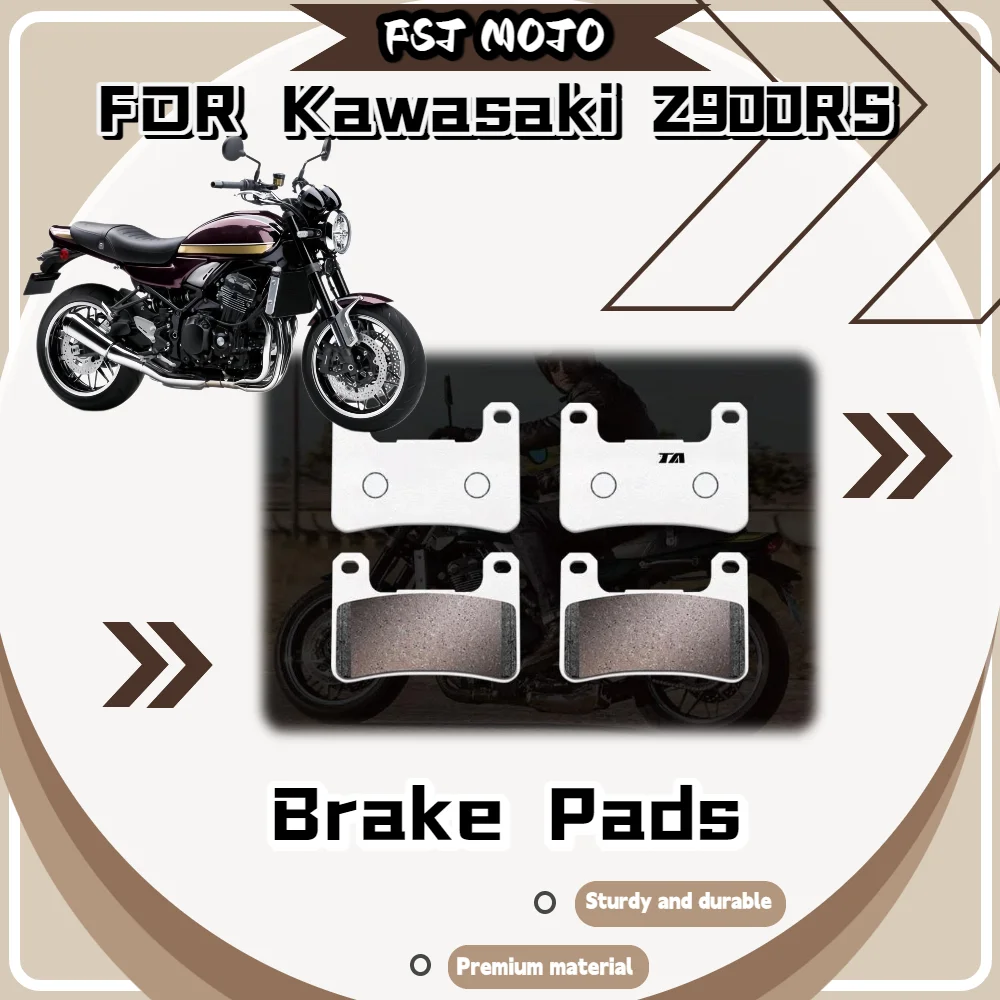 For Z900RS Carbon Copper Based Brake Pads Waterproof Mudproof Stable Performance Under Complex Road Conditions Brake Parts