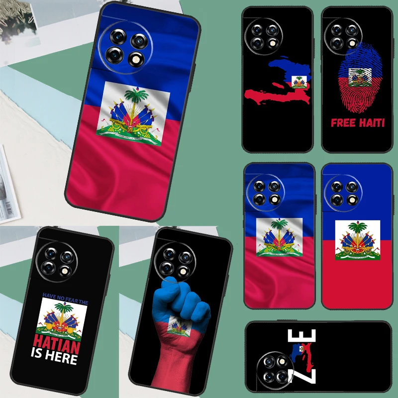 Haiti Haitian Flag Case For OnePlus Nord 3 2T CE 2 Lite N10 N20 N30 Cover For OnePlus 11 8T 10T 9RT 8 9 10 Pro