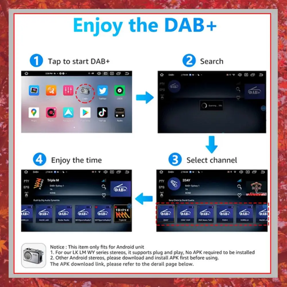 Car Dab+ Receiver F…
