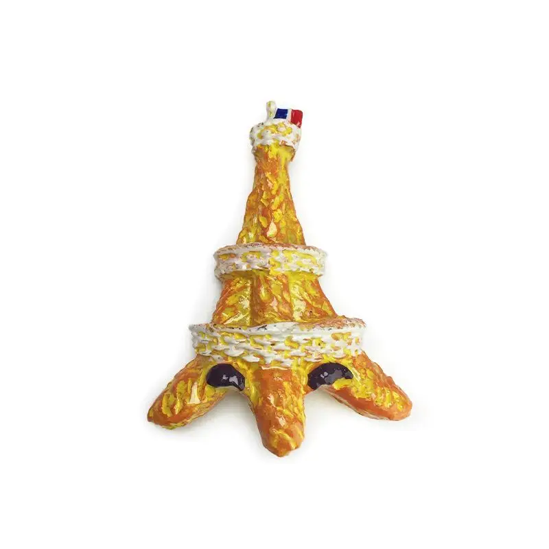 

France Scenery Eiffel Tower Refrigerator Magnets 3D Resin Cute Magnets for Fridge Imanes Nevera Decoración Hogar Strong Magnet