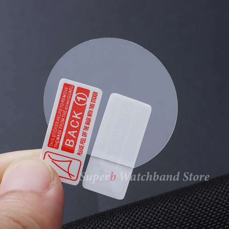 MoonSwatch 용 Swatch 시계 화면 보호기 용 Omega 용 소프트 TPU 하이드로 겔 필름 유리가 아닌 투명 풀 커버 필름