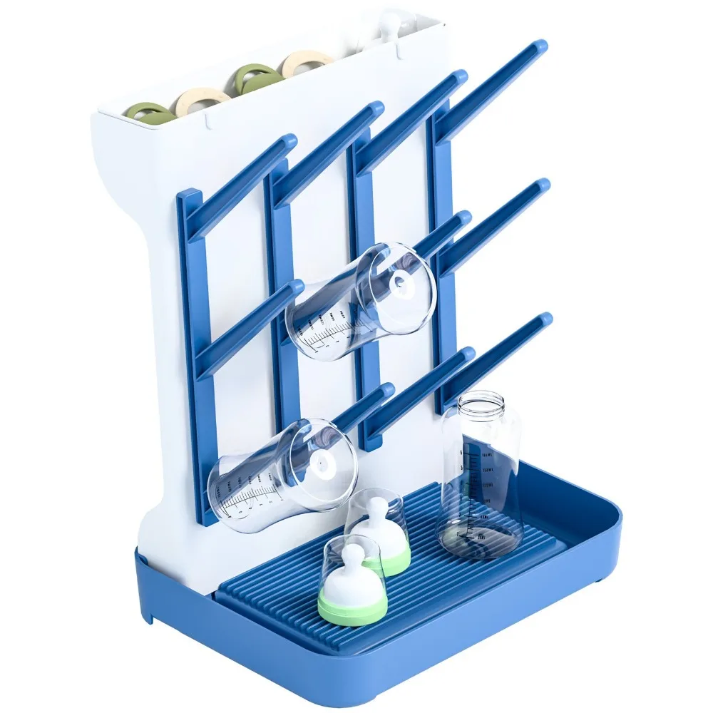 

Vertical Baby Bottle Drying Rack Space Saving Large Drying and Draining Stand Multi Tiered Storage Holder Organizer Kitchen